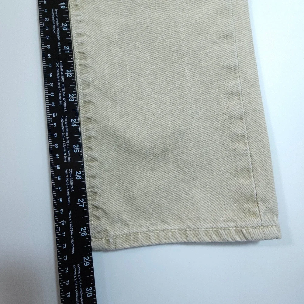Y2K Abercrombie & Fitch‎ Jeans Mens 32x30 Tan Skinny Fit Streetwear Skate Denim